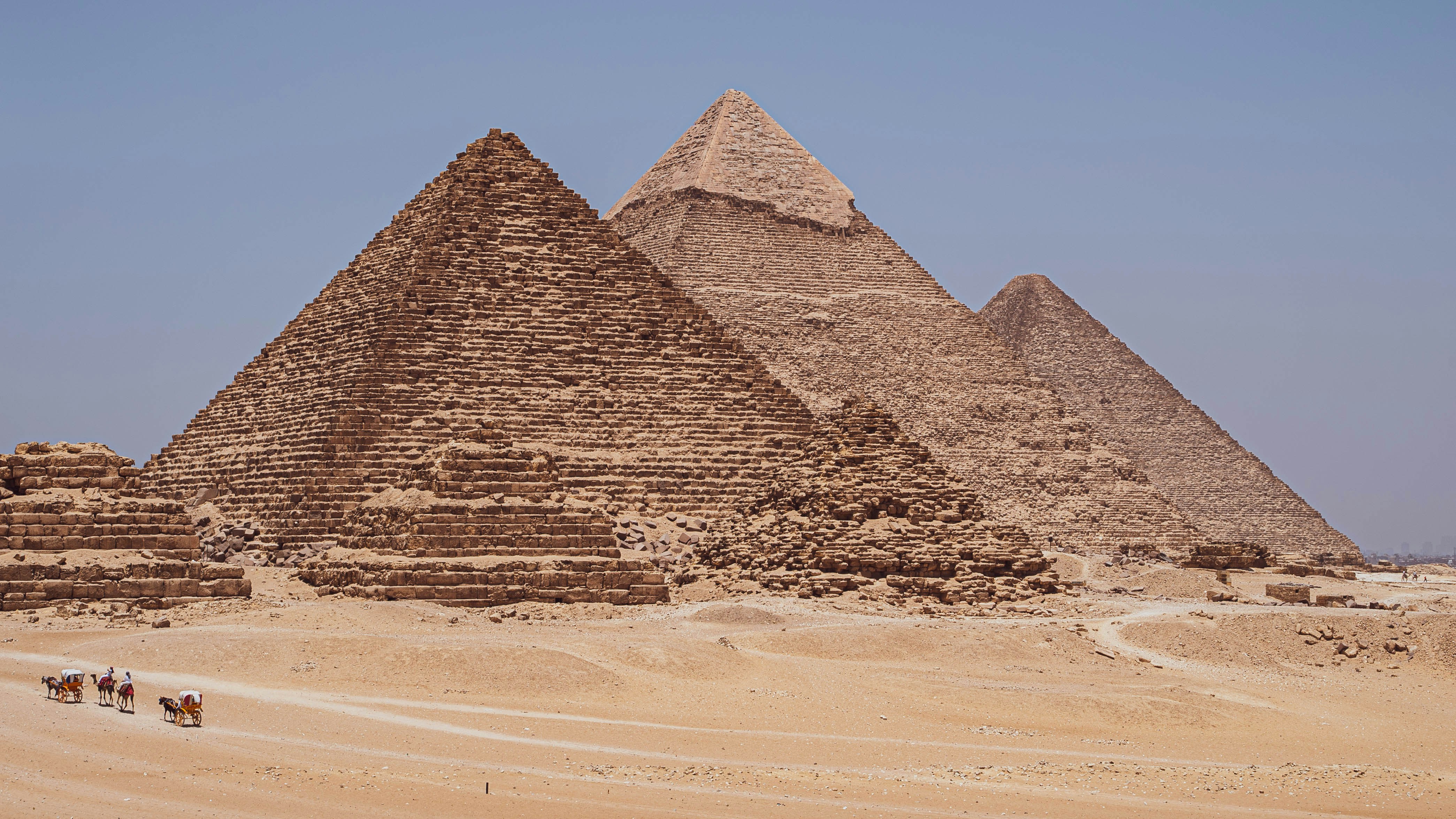 The Great Pyramids of Giza, Egypt